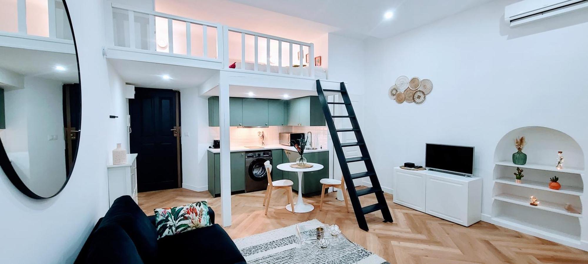 Studio Elegant 4 Couchages Front De Mer Clim Parking Privatif Wifi นีซ ภายนอก รูปภาพ